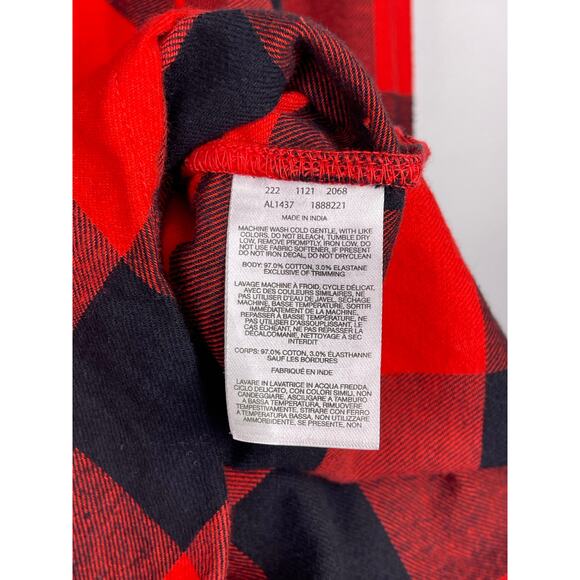 Columbia Women’s Plaid Flannel Hooded Button Down Shirt Size M - Picture 9 of 12